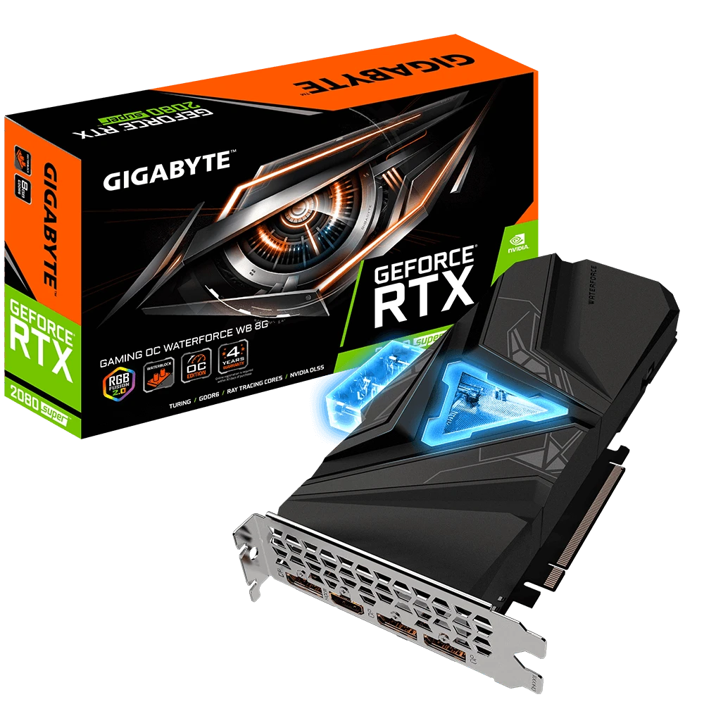 Gigabyte GeForce® RTX 2080 SUPER GAMING OC WATERFORCE WB 8G
